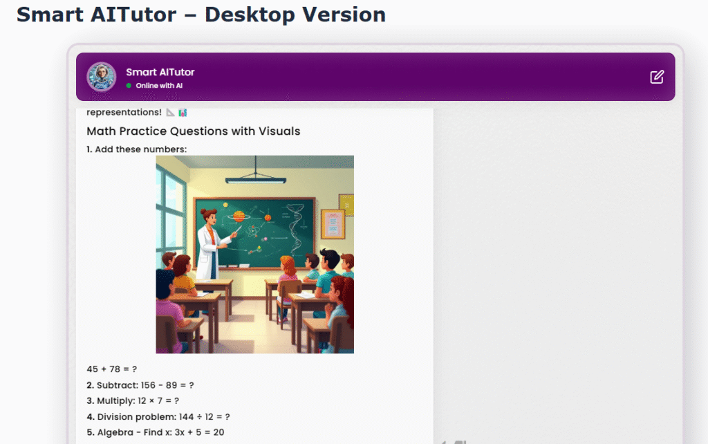 Smart AITutor helping students study effectively