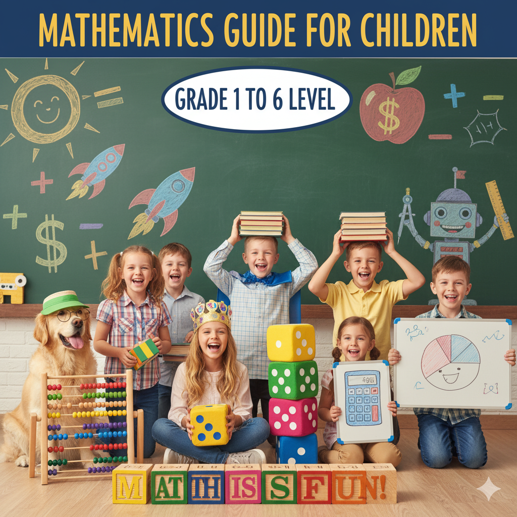 Mathematics Guide for Children from Grade 1 to 6 Level