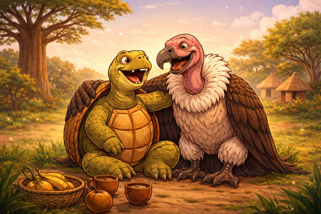 How the Tortoise Attended a Funeral on the Tallest Tree in History