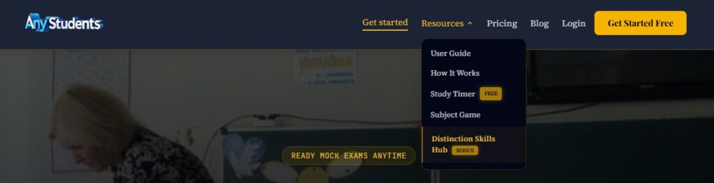 https://mockexams.anystudents.com resources